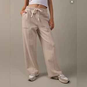 Aerie Beige Track Pants